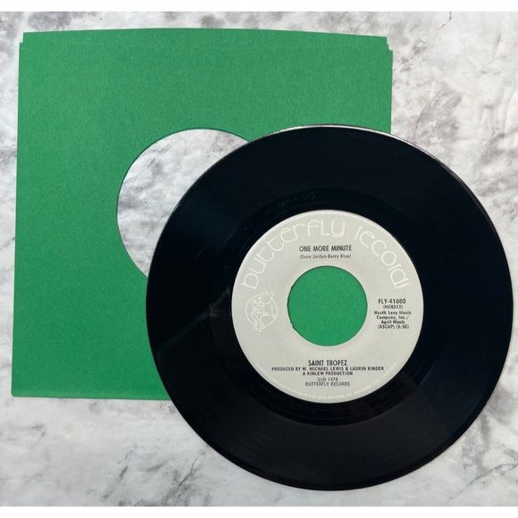 Saint Tropez One More Minute / Belle De Jour 45 Funk 1978 Butterfly Record 41080 - Picture 3 of 6